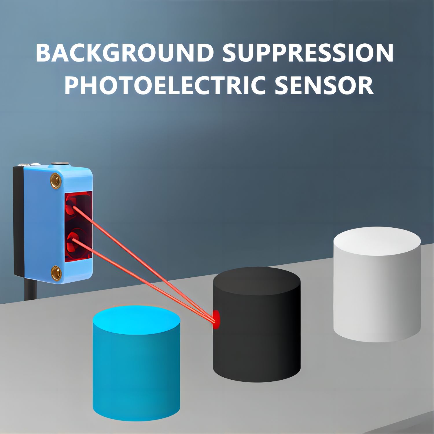 Background Suppression Photoelectric Sensor