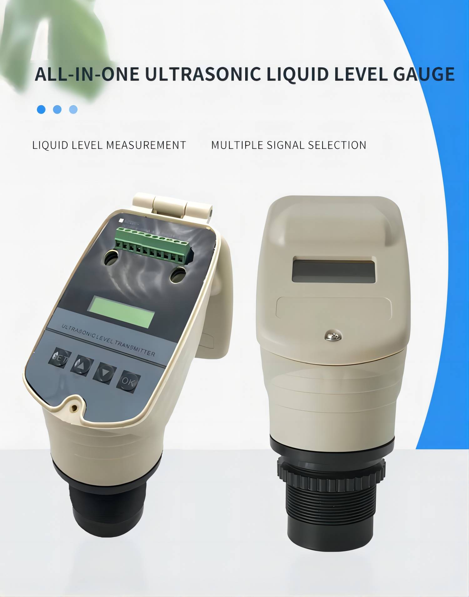 Water Level Ultrasonic Sensor illustrate