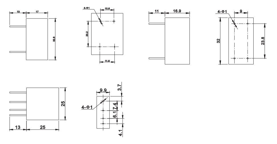 LRSSR Series dimension and installation dimensions