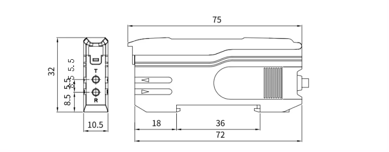 SCH2-18ZW Dimension Drawing